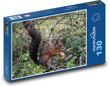 squirrel Puzzle 130 pieces - 28.7 x 20 cm 