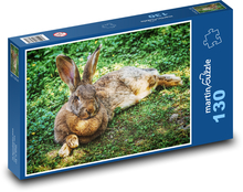 Králík divoký Puzzle 130 dílků - 28,7 x 20 cm