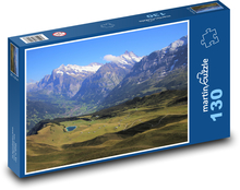 Mountains, lake, nature Puzzle 130 pieces - 28.7 x 20 cm 