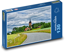 Wieś, wieś Puzzle 130 elementów - 28,7x20 cm