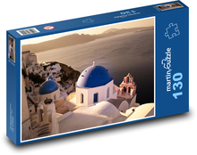 Řecko Santorini Puzzle 130 dílků - 28,7 x 20 cm
