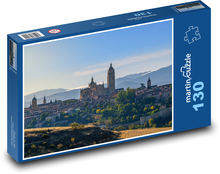 Mesto, katedrála Puzzle 130 dielikov - 28,7 x 20 cm 