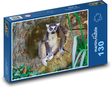 Zvíře - lemur Puzzle 130 dílků - 28,7 x 20 cm