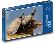 Zvířata - želvy Puzzle 130 dílků - 28,7 x 20 cm