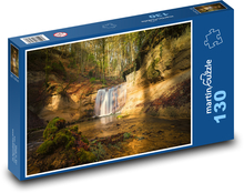 Wodospad Puzzle 130 elementów - 28,7x20 cm