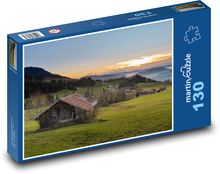 Cottage, mountain meadow Puzzle 130 pieces - 28.7 x 20 cm 