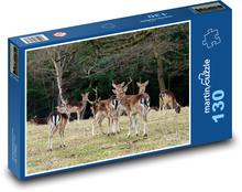 Daněk evropský Puzzle 130 dílků - 28,7 x 20 cm