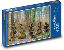 Wooden band Puzzle 130 pieces - 28.7 x 20 cm