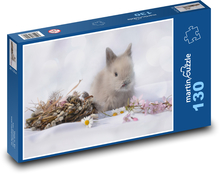 Králíček - velikonoční, jaro Puzzle 130 dílků - 28,7 x 20 cm
