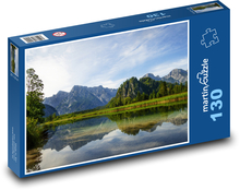 Jezero - příroda, voda Puzzle 130 dílků - 28,7 x 20 cm