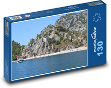 Sea - ship, coast Puzzle 130 pieces - 28.7 x 20 cm 