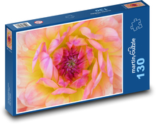 Dahlia - flower, flower Puzzle 130 pieces - 28.7 x 20 cm 