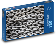 Řetěz - železo, kov Puzzle 130 dílků - 28,7 x 20 cm