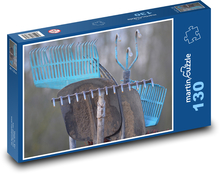 Nářadí - hrábě, lopata Puzzle 130 dílků - 28,7 x 20 cm