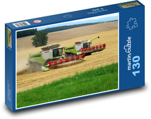 Kombajn zbożowy - zbiór ziarna Puzzle 130 elementów - 28,7x20 cm