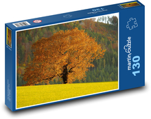 Podzim - strom, listí Puzzle 130 dílků - 28,7 x 20 cm