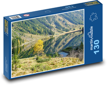 Landschaft - Bergsee Puzzle 130 Teile - 28,7x20 cm