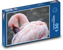 Pink flamingo Puzzle 130 pieces - 28.7 x 20 cm 