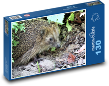 Jeż - przyroda, las Puzzle 130 elementów - 28,7x20 cm