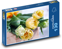 Tulips - yellow bouquet Puzzle 130 pieces - 28.7 x 20 cm 