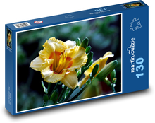 Žltá ľalia Puzzle 130 dielikov - 28,7 x 20 cm