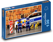 Polizei - Spiel, Charaktere Puzzle 130 Teile - 28,7x20 cm