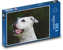 White dog - animal Puzzle 130 pieces - 28.7 x 20 cm 