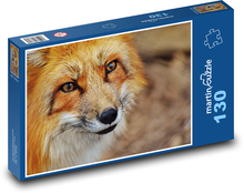 Líška - cicavec, divoká Puzzle 130 dielikov - 28,7 x 20 cm 
