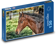 Pferd - Fohlen, Tier Puzzle 130 Teile - 28,7x20 cm