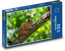 Squirrel - cub, mammal Puzzle 130 pieces - 28.7 x 20 cm 
