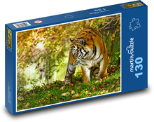 Tygr - dravec, kočka Puzzle 130 dílků - 28,7 x 20 cm