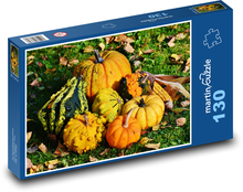 Tekvica - tekvice, zber Puzzle 130 dielikov - 28,7 x 20 cm 