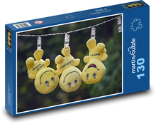 Pluszowe uśmieszki Puzzle 130 elementów - 28,7x20 cm