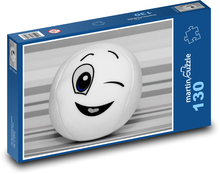 Smajlík - mrknúť, zábava Puzzle 130 dielikov - 28,7 x 20 cm 