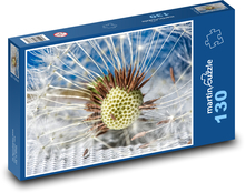 Púpava - páperie, kvet Puzzle 130 dielikov - 28,7 x 20 cm 