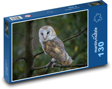 Bird - owl, tree Puzzle 130 pieces - 28.7 x 20 cm 