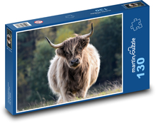 Bydło, byk, rogi Puzzle 130 elementów - 28,7x20 cm