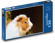 Guinea pig - domestic animal, cub Puzzle 130 pieces - 28.7 x 20 cm 