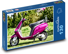 Rosa Roller - Piaggio Sfera Puzzle 130 Teile - 28,7x20 cm