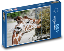 Žirafa - divoké zvíře, příroda Puzzle 130 dílků - 28,7 x 20 cm