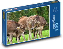 Kravy - farma, zvieratá Puzzle 130 dielikov - 28,7 x 20 cm 