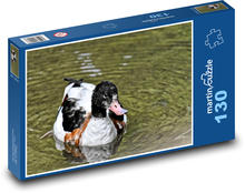 Kačica - vodný vták, rybník Puzzle 130 dielikov - 28,7 x 20 cm 