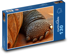 Obří želva - chodidlo, zvíře Puzzle 130 dílků - 28,7 x 20 cm