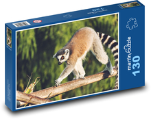 Lemur - zvíře, opice Puzzle 130 dílků - 28,7 x 20 cm