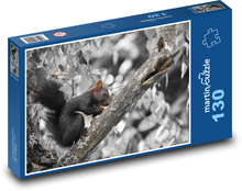 Squirrel - rodent, animal Puzzle 130 pieces - 28.7 x 20 cm 