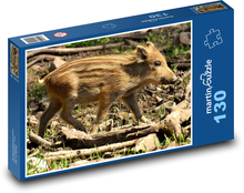 Prosiaczek - dzik, prosię Puzzle 130 elementów - 28,7x20 cm