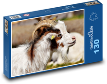 Kozel - animal, farm Puzzle 130 pieces - 28.7 x 20 cm 
