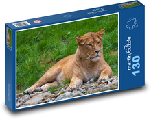Lioness - animal, predator Puzzle 130 pieces - 28.7 x 20 cm