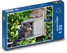 Eichhörnchen - Tier, Wald Puzzle 130 Teile - 28,7x20 cm