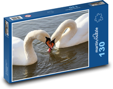 Swan - bird, lake Puzzle 130 pieces - 28.7 x 20 cm 